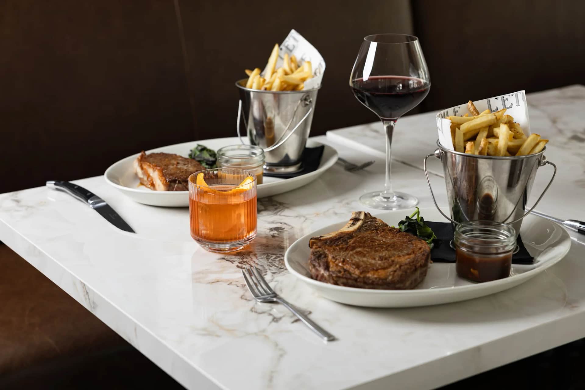 A plated course at L'Étoile